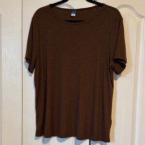 Old Navy Brown Short Sleeve Tee